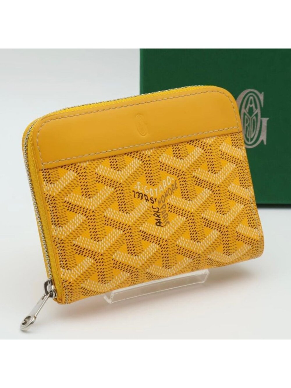 Goyard Matignon PM Compact Wallet Yellow